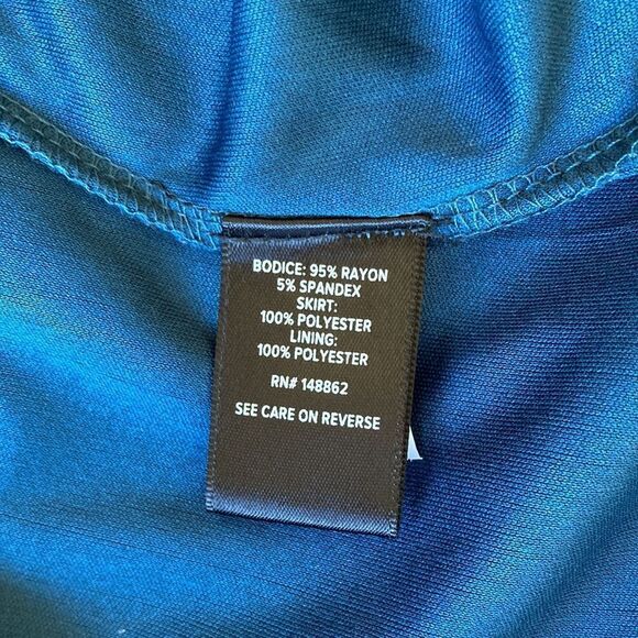 Torrid Peacock Blue Sleeveless Beaded Babydoll Longline Top Size 3 - Picture 8 of 13